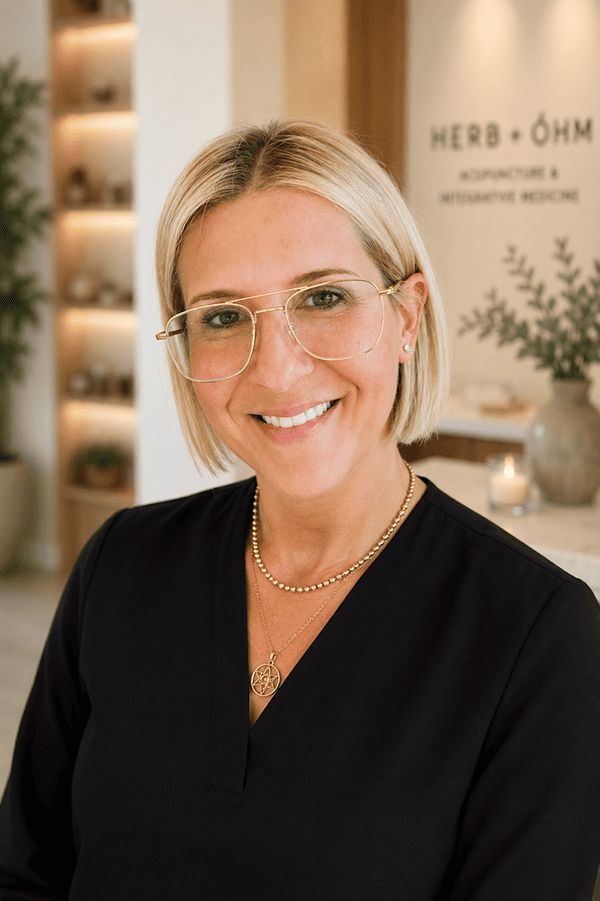 Dr. Amy Wolf, DACM, L.Ac., FABORM, founder of Herb + Ōhm
